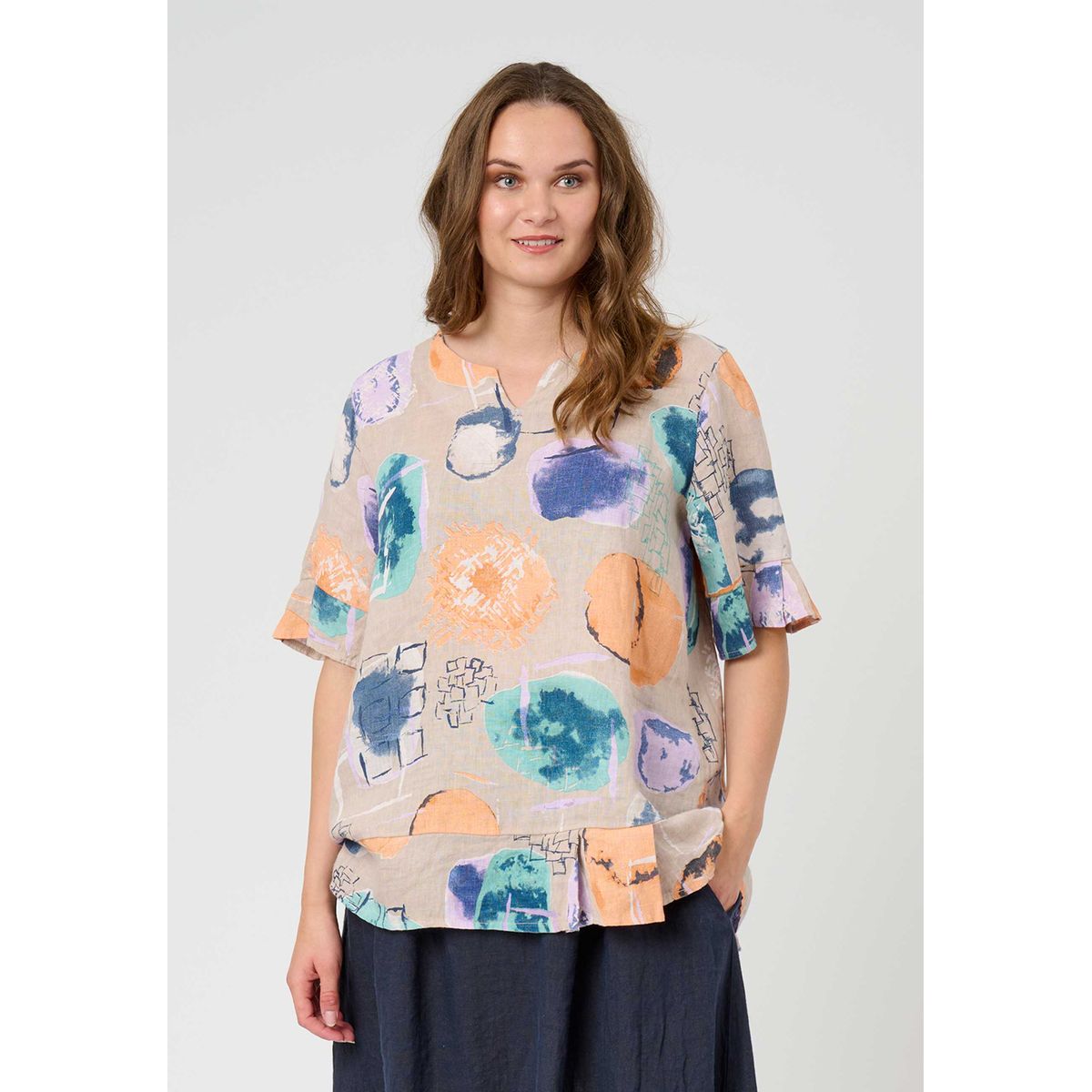 Pont Neuf - Bluse - Pnhadil - Linen - M/42-44