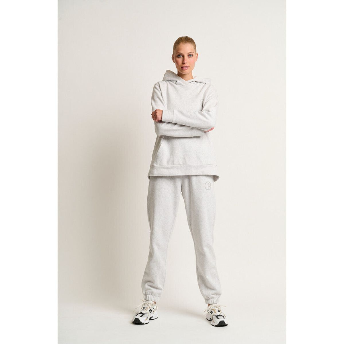 Sweatpants - Light Grey Melange - Bukser - S