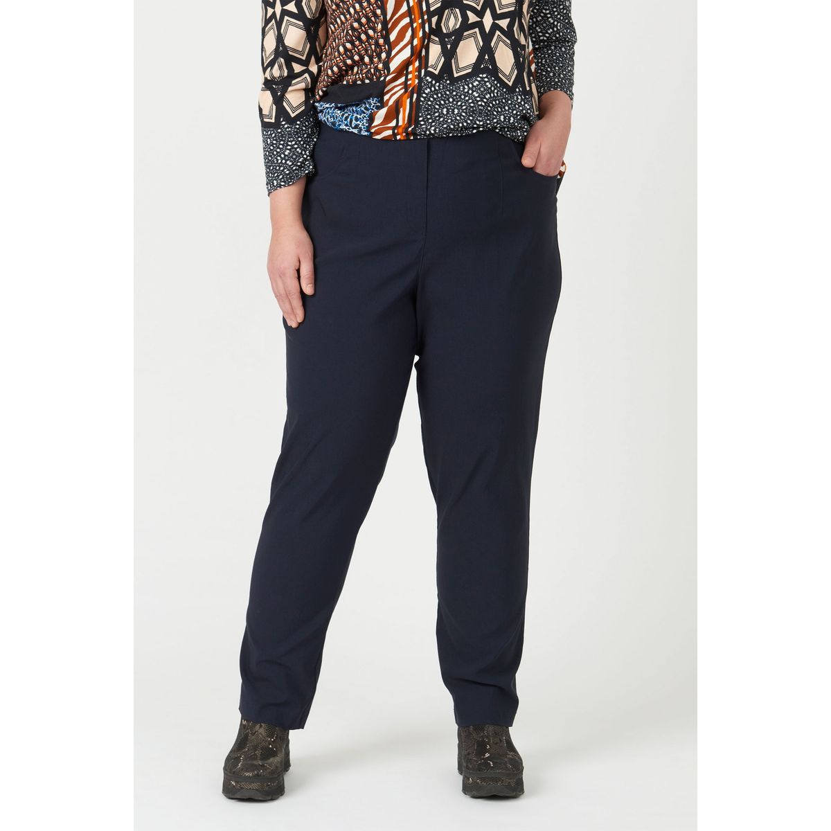 Setrouser Sara Noos - Navy - Bukser - 40