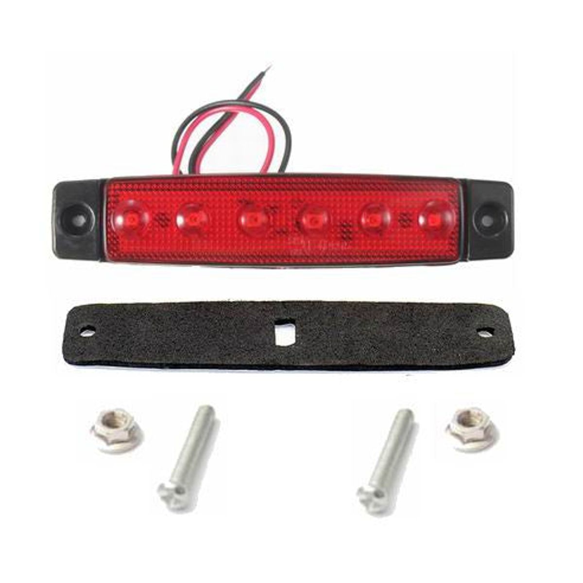 6 LED markeringslygte, 24v - Dinled - Markeringslys