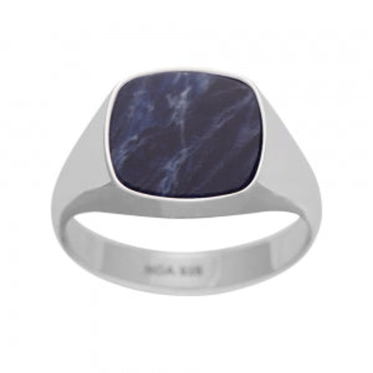 Nordahl - Sølv Herrering med sten af sodalite - 106700209