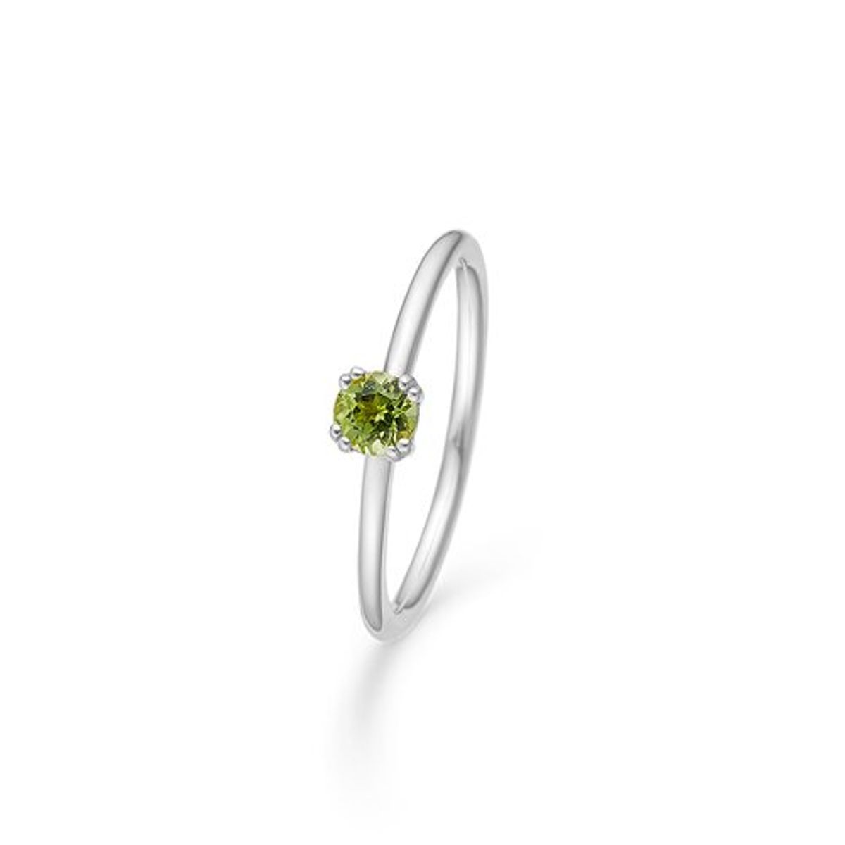 Mads Z - Poetry sølv ring med peridot - 2146053