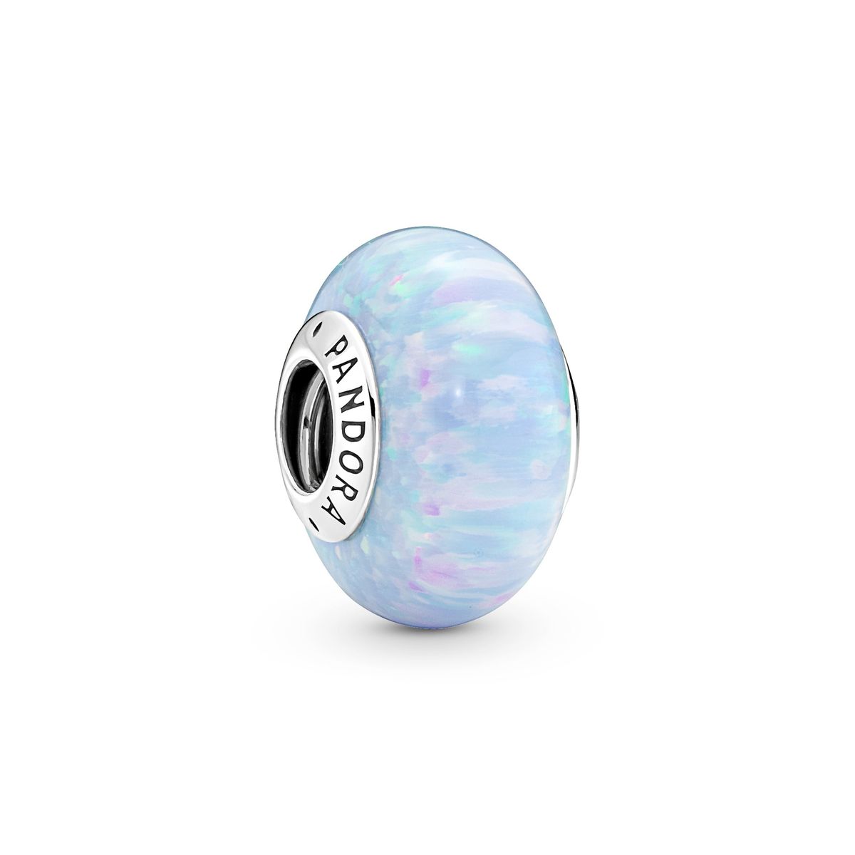 Pandora - Havblåt opal charm - 791691c01