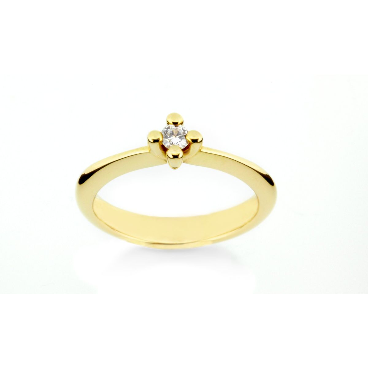 Lind Ring - Solitairering med 0,25 ct brillant