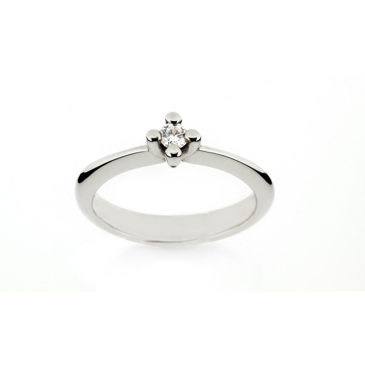 Lind Ring - Solitairering med 0,20 ct brillant