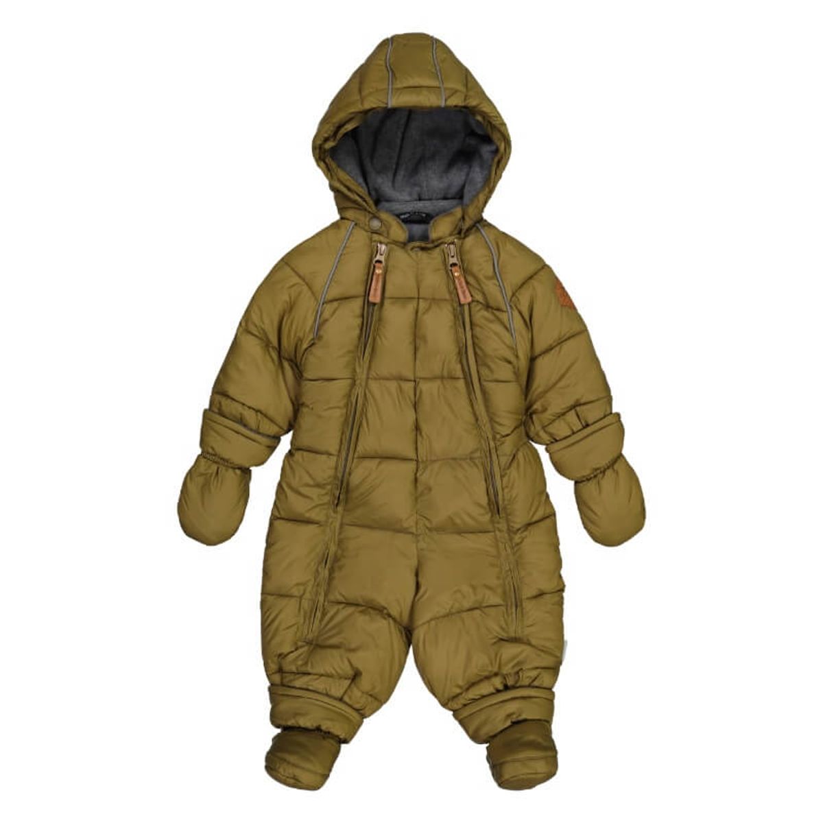 Mikk-Line - Puff Baby Suit w. Acc Rec Flyverdragt - Beech - 74