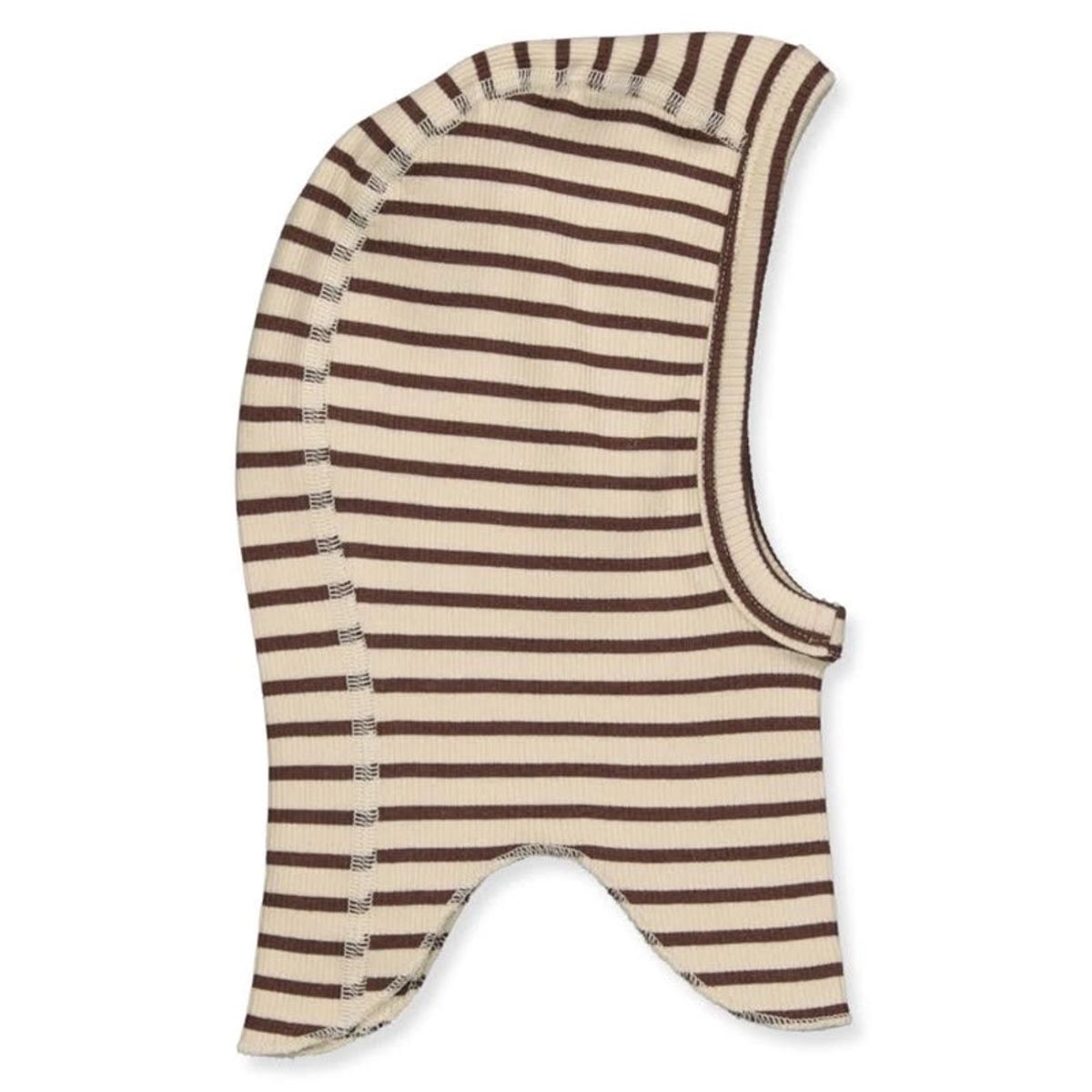 Petit Piao - Belaclava Elefanthue Modal Striped - Coffee/Cream - 92/104