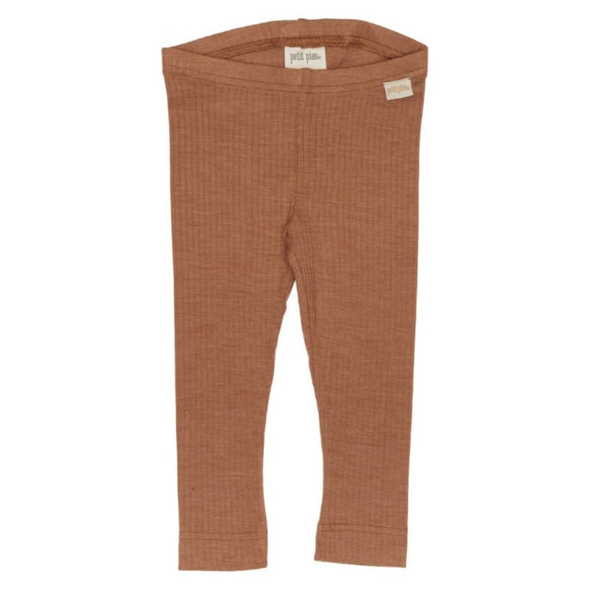 Petit Piao - Leggings Merino Wool Plain - Latte - 74