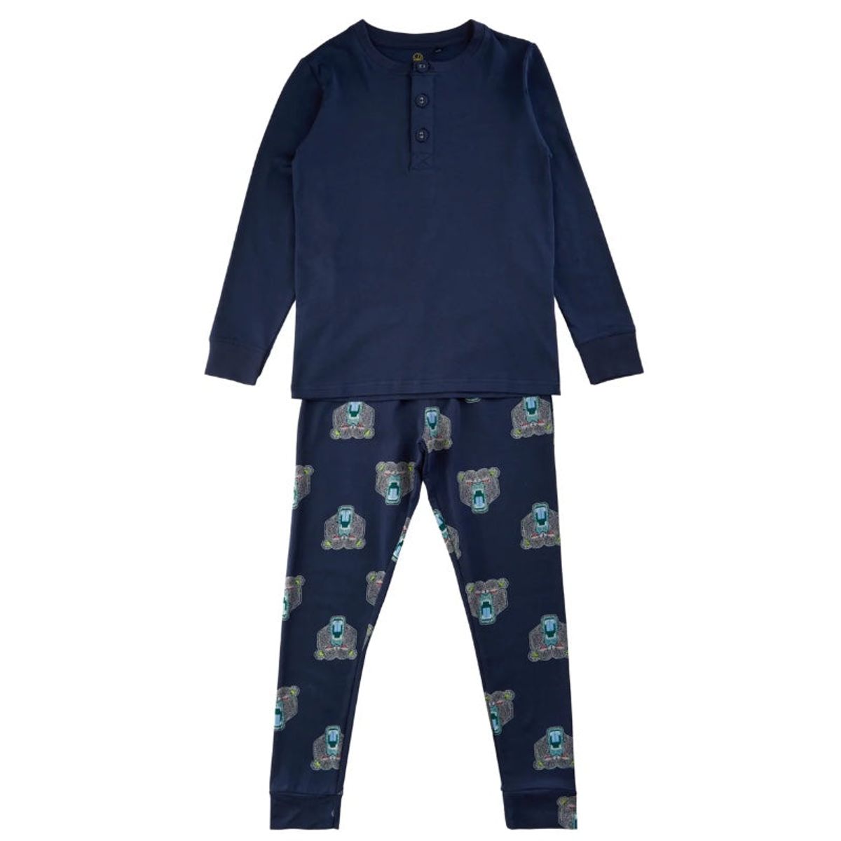 THE NEW - Asleep Night Set Boy Nattøj - Navy Blazer - 7/8