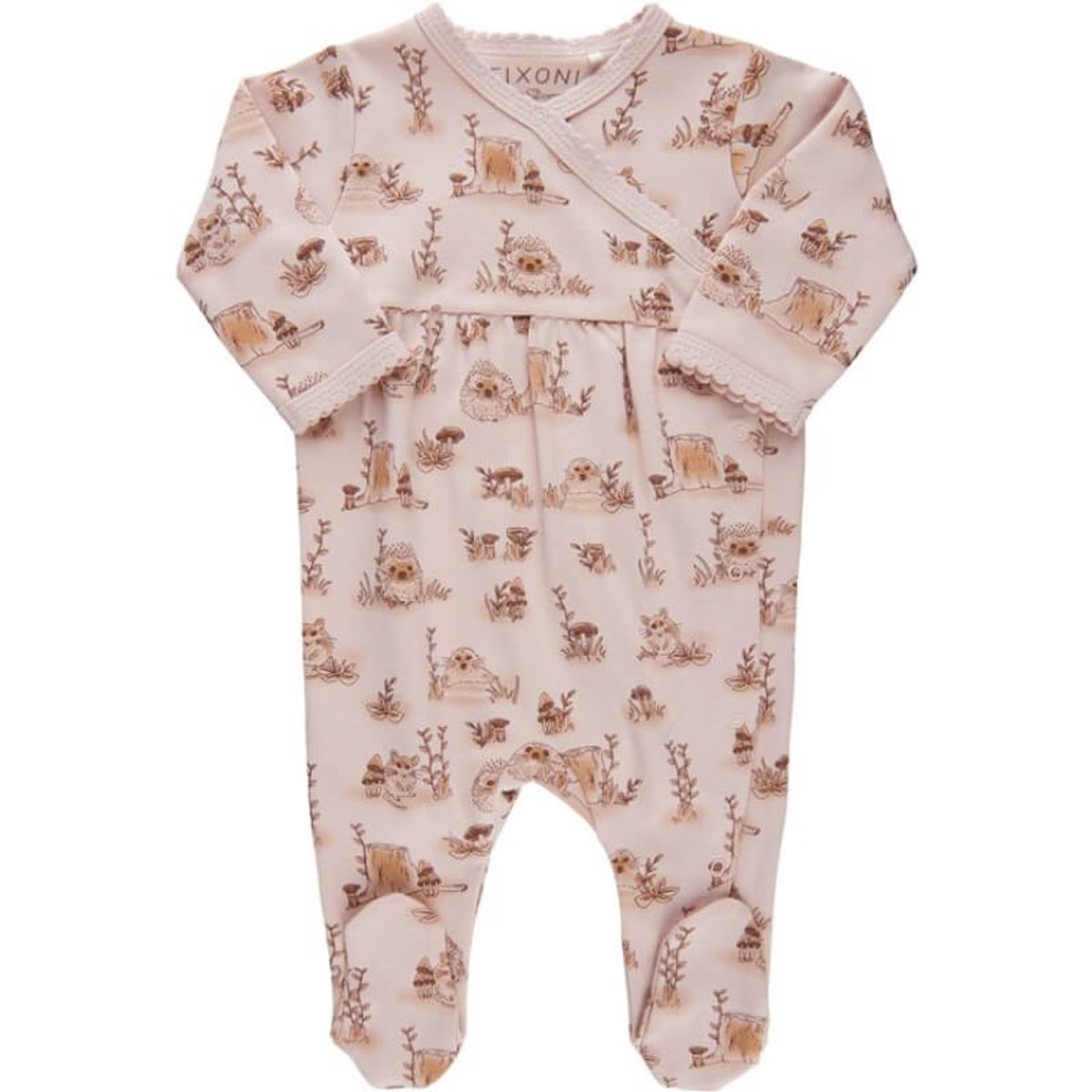 Fixoni - Heldragt Romper LS - Soft Rose - 50