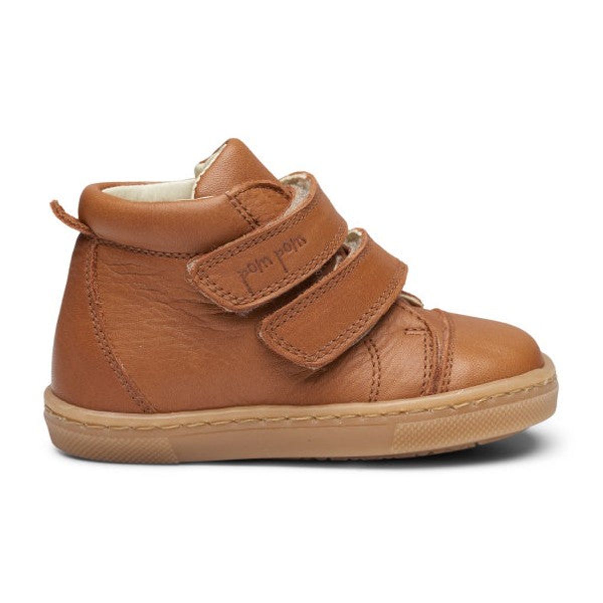 Pom Pom - Sneaker Velcro Shoe - Camel - 22