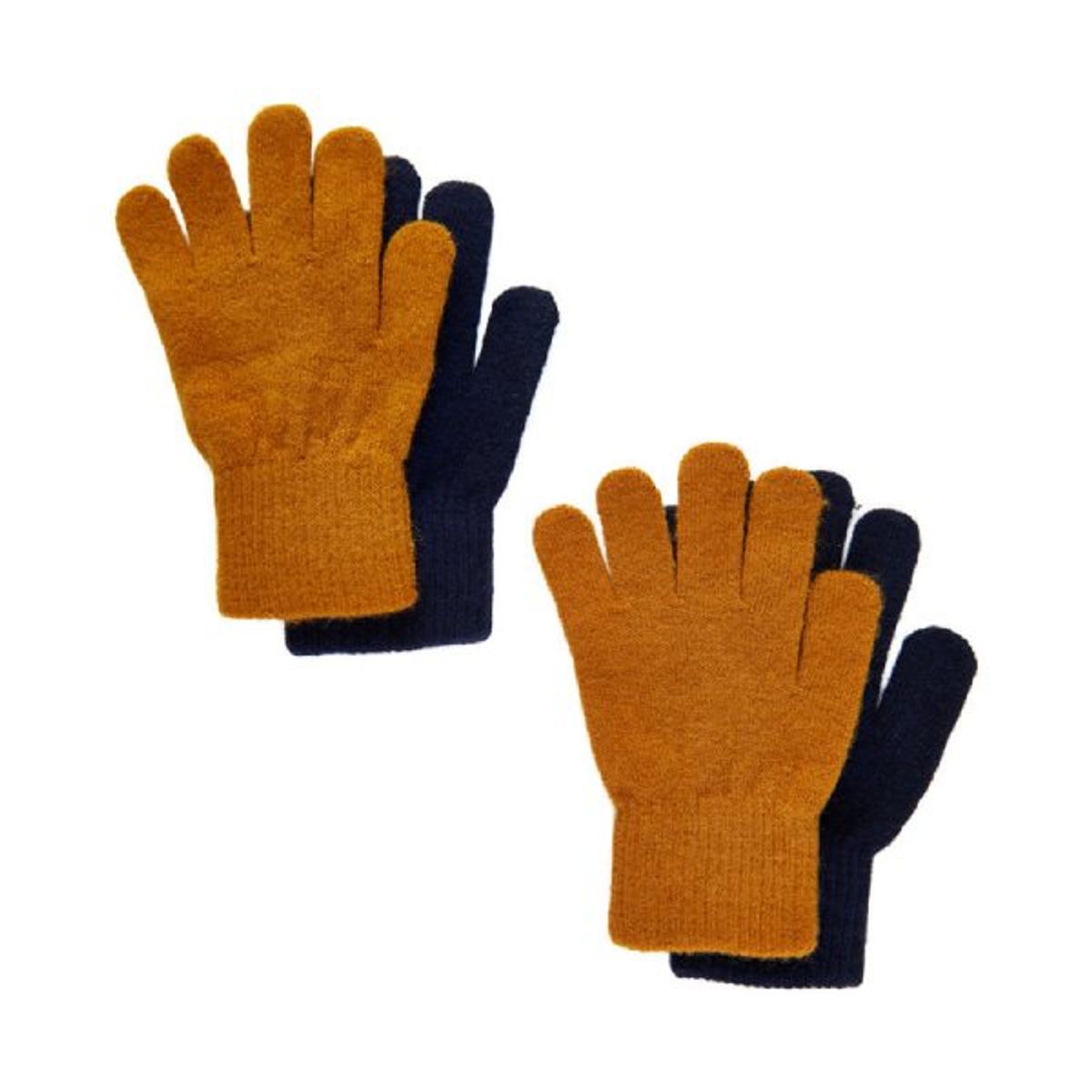 CeLaVi - Magic Uld Handsker 2-pak - Pumpkin Spice - 3-6 år