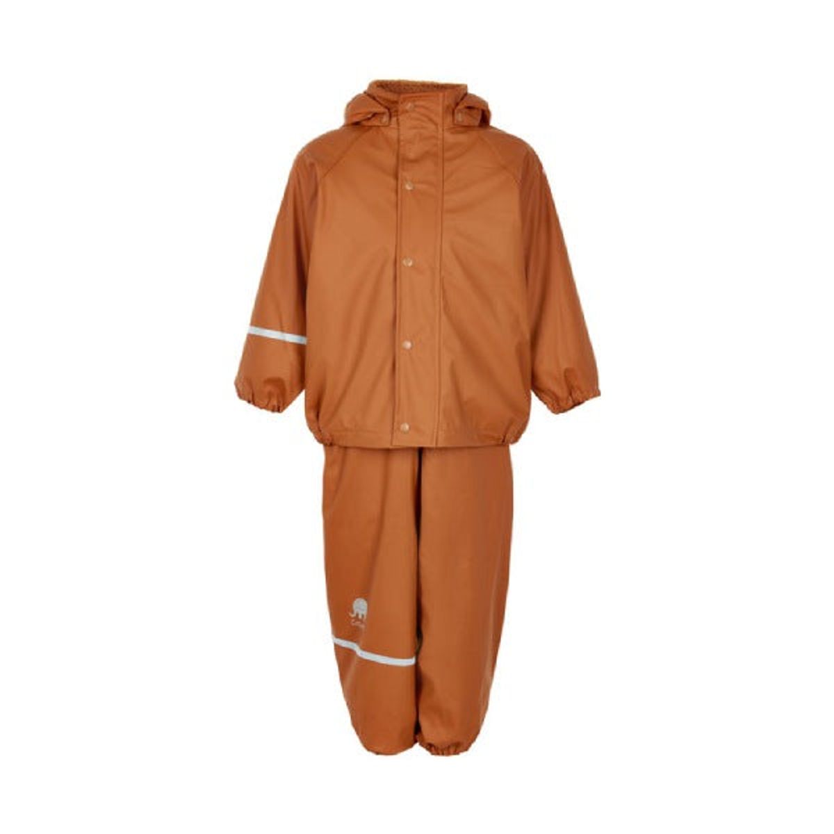 CeLaVi - Regntøj PU m. Fleece - Pumpkin Spice - 90