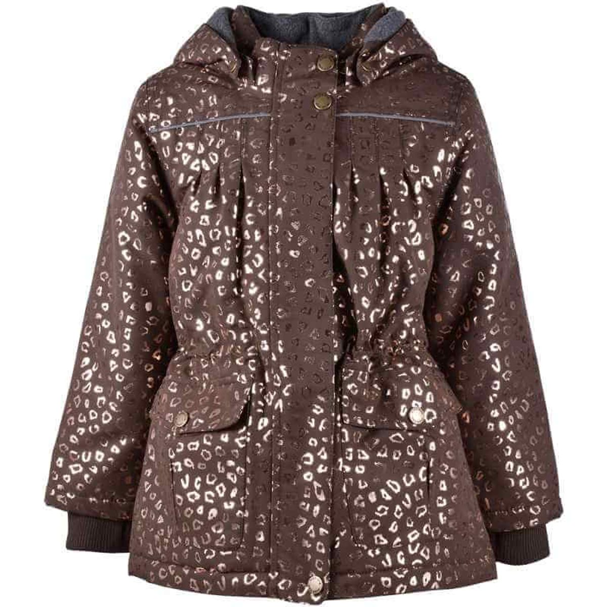 Mikk-Line - Vinterjakke Girls - Chocolate Brown - 122