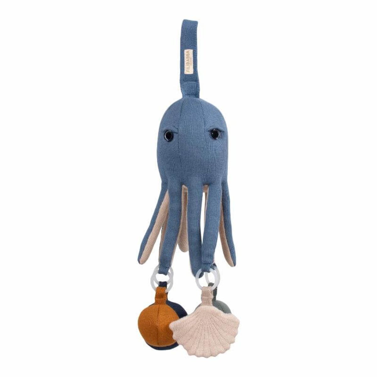 Filibabba - Aktivitetslegetøj - Otto the Octopus - One size / Muddly Blue