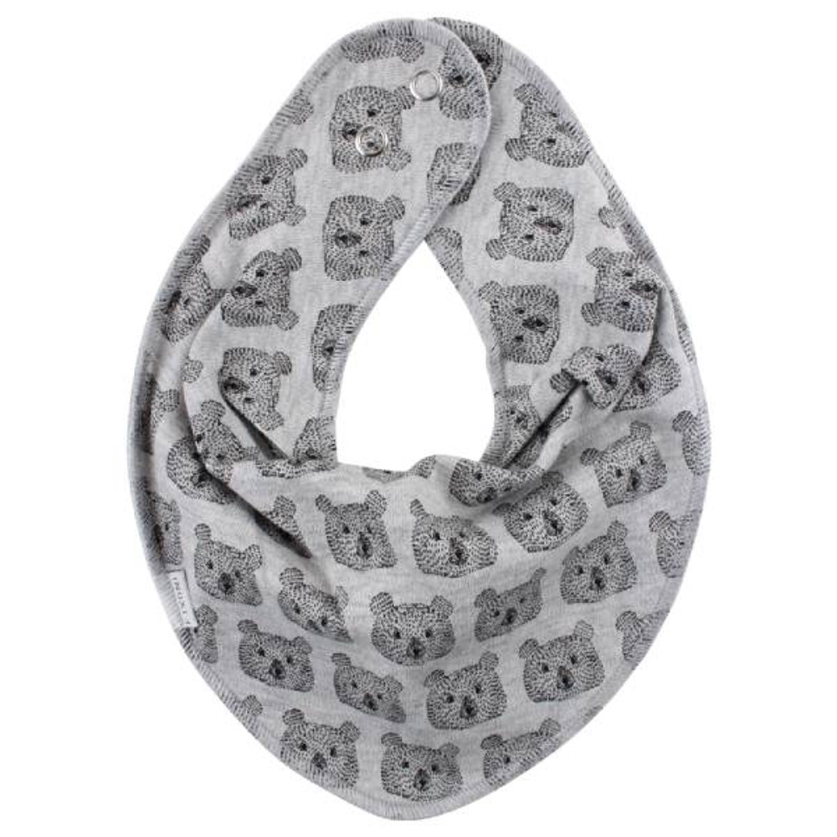 Fixoni - Hagesmæk Infinity Bib AOP - Grey Melange