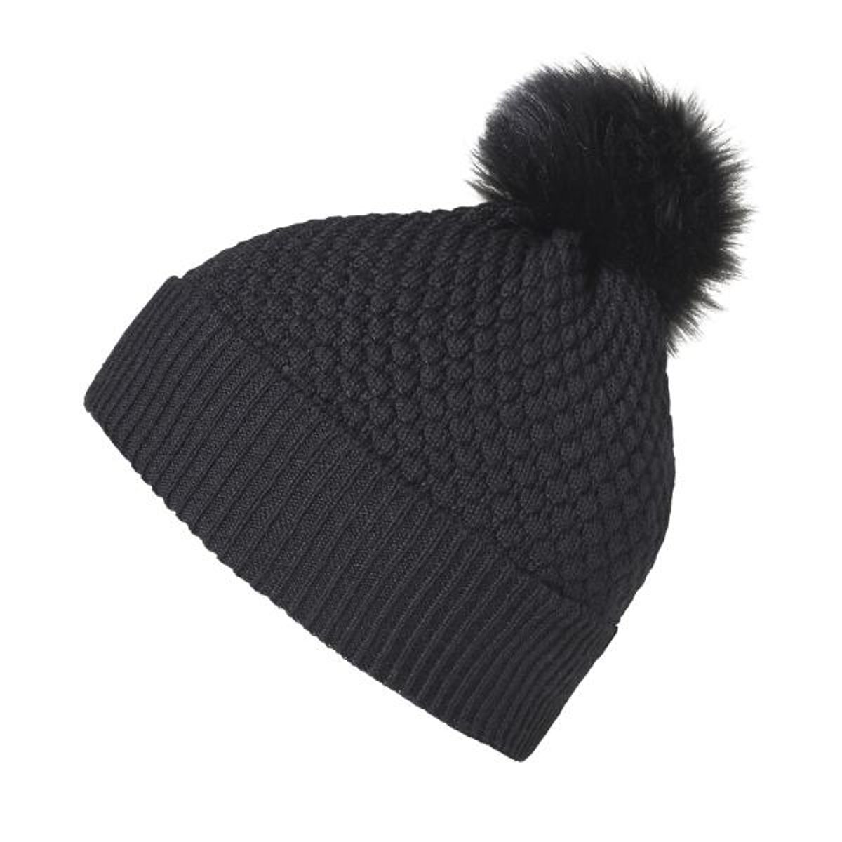 MP Denmark - Chunky Oslo Beanie W Hue - Black - 47/49 (9 mdr.-2 år)