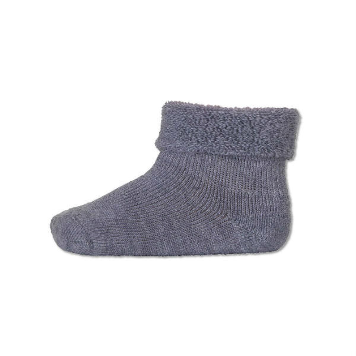 MP Denmark - Uldstrømper - Ankle Terry - Grey Marled - 15-16