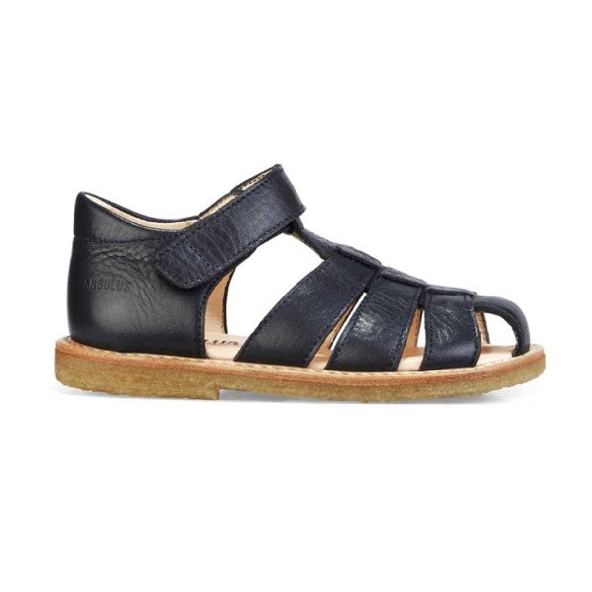 Angulus - Sandal m. velcro - Marineblå - 31