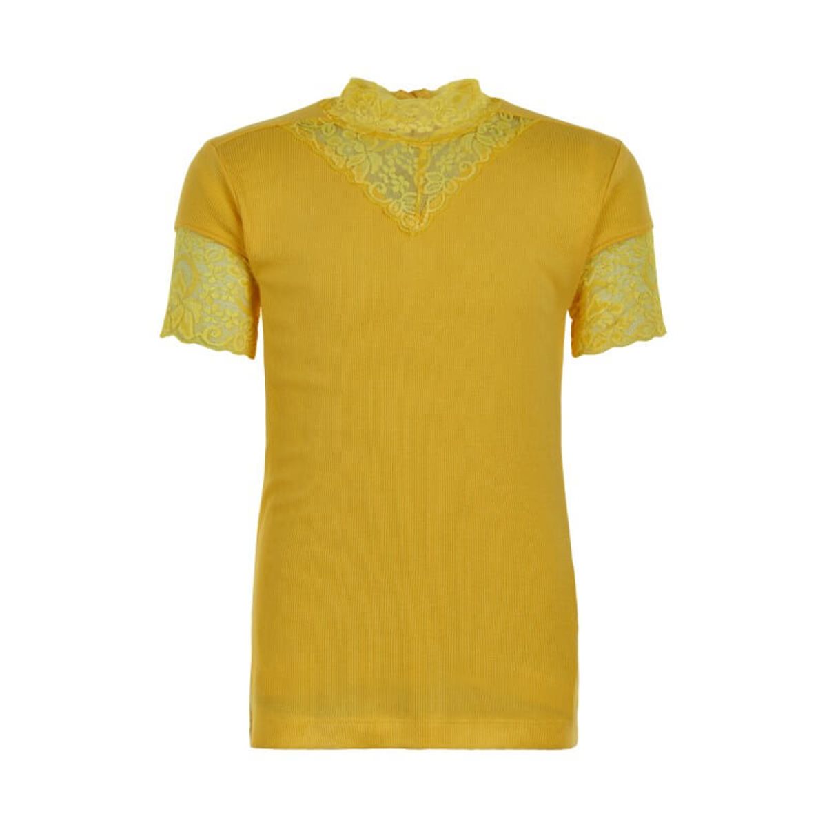 THE NEW - Olace S/S TOP T-Shirt - Primrose Yellow - 7/8 år