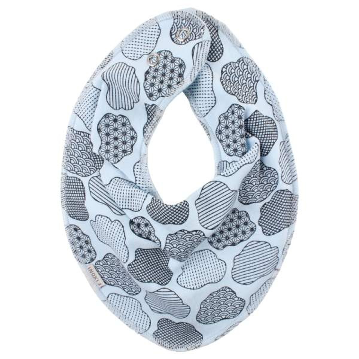 Fixoni - Hagesmæk Infinity Bib AOP - Soft Blue