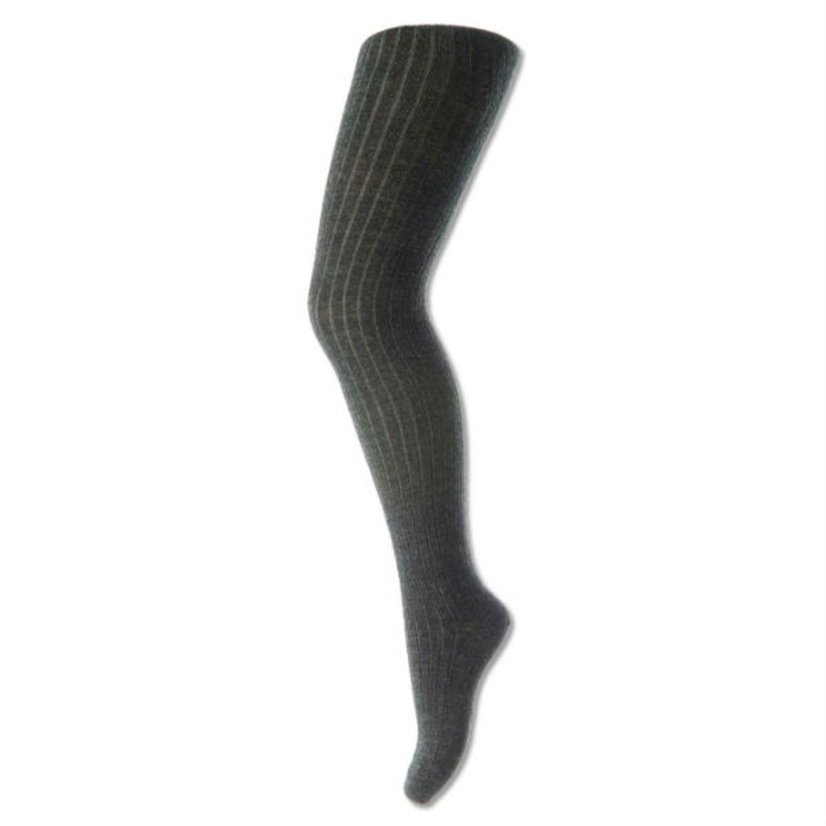 MP Denmark - Uldstrømpebukser Tights 5/1 Pad Wool - Dark Grey - 90