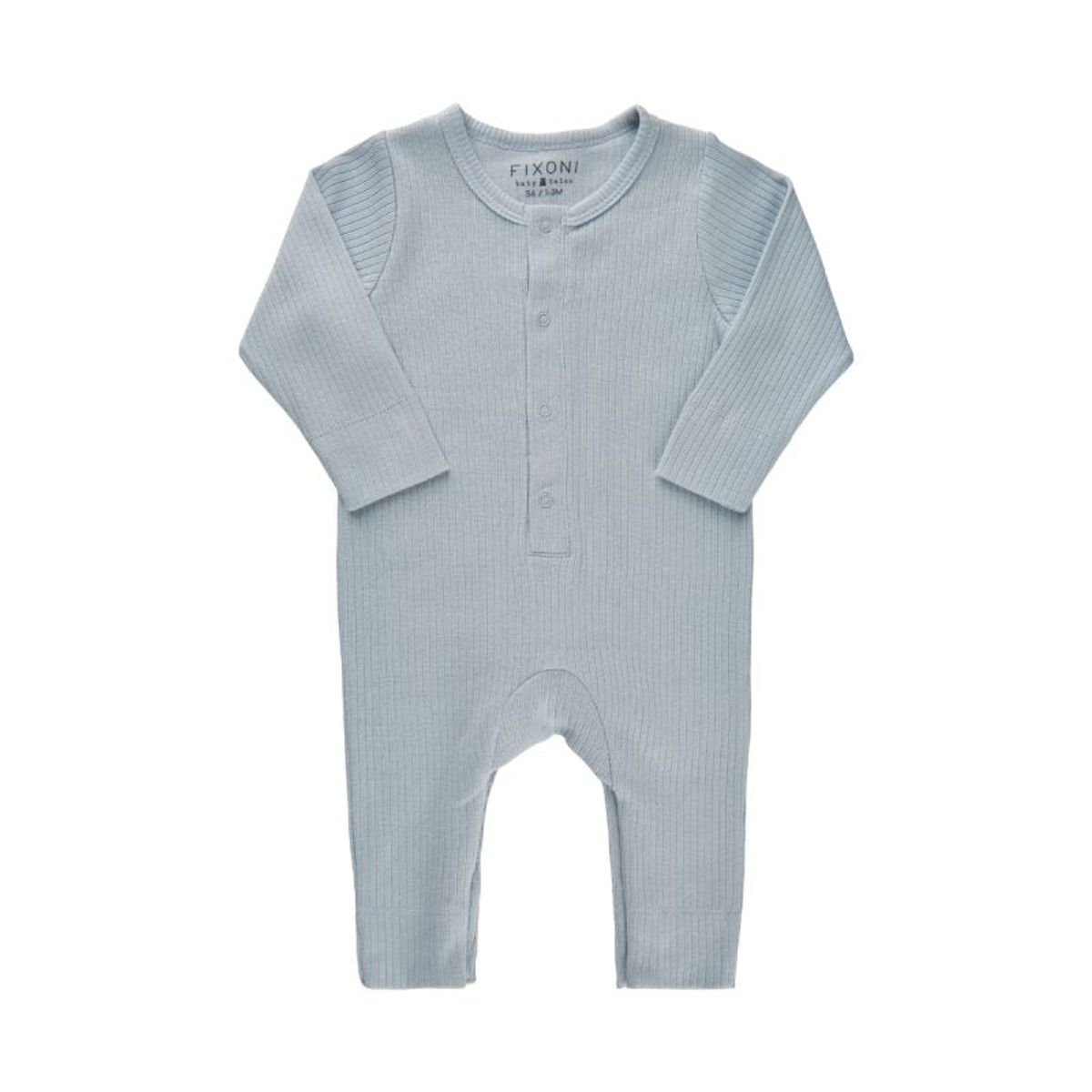 Fixoni - Heldragt Romper LS - Baby Blue - 68