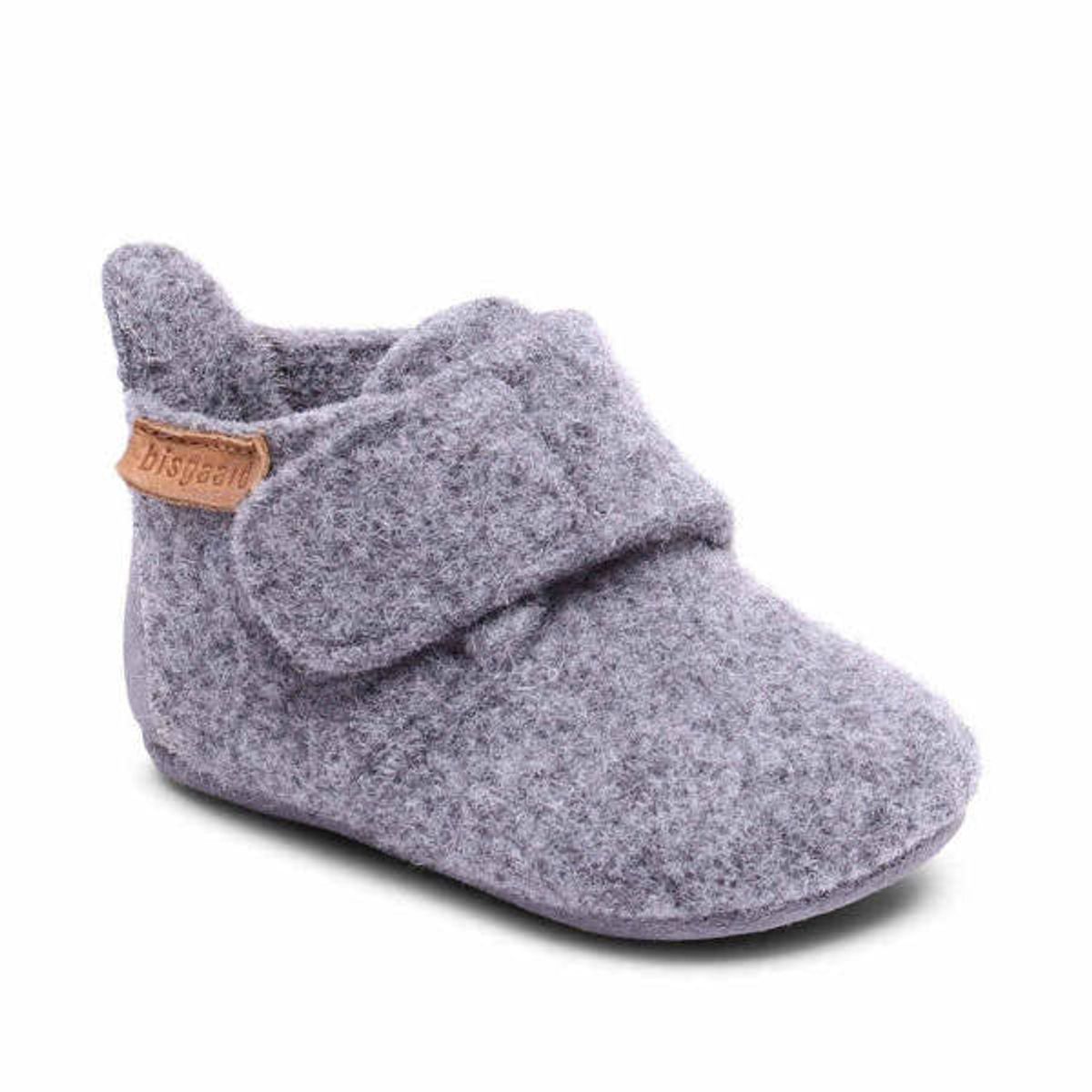 Bisgaard - Uldhjemmesko Wool Star - Grey - 22