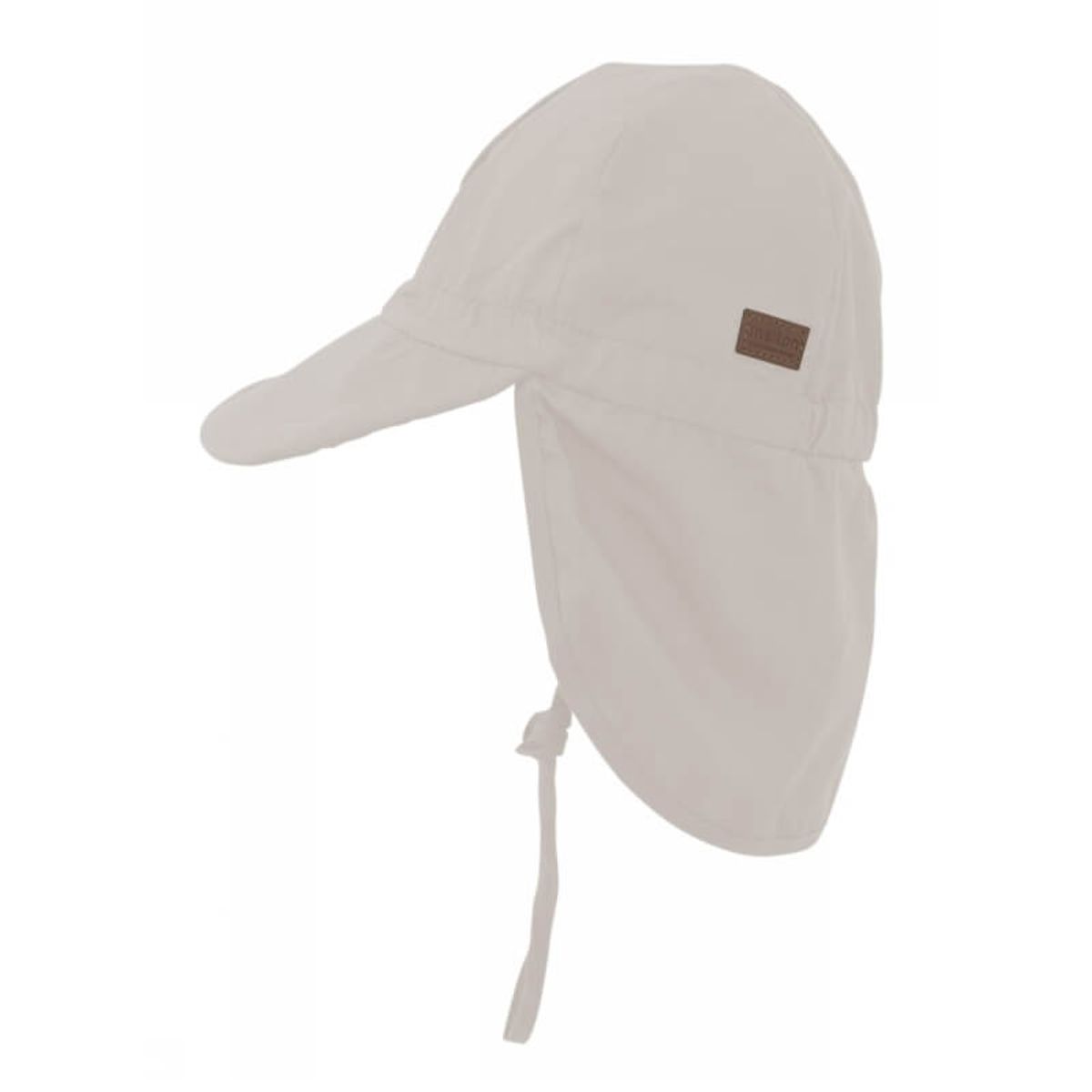 Melton - Cap w/neck Solid colour UV30 - Chateau Grey - 53 (5/6 år)