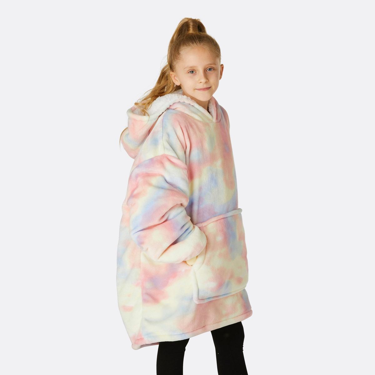 Børn | Tiedye Pastel HappyHoodie Børn