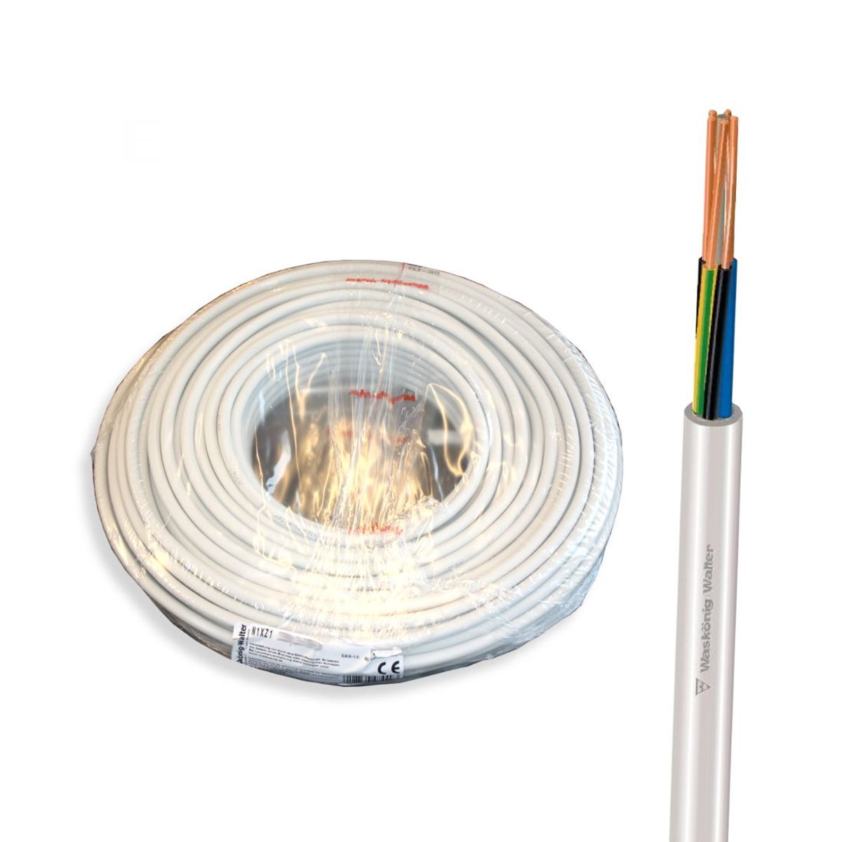 3G1,5mm2 - 50m Downlight -og installationskabel