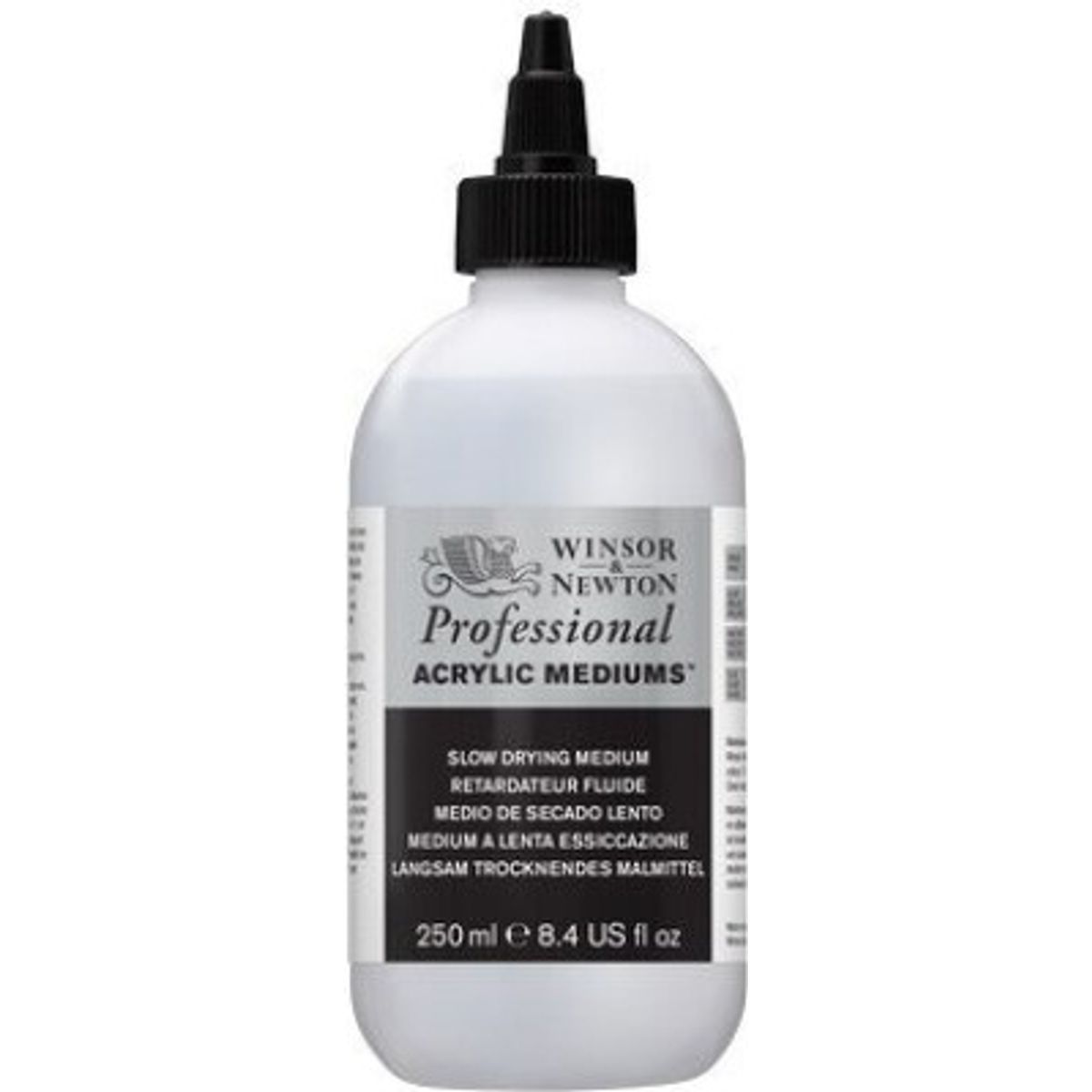 Winsor & Newton - Slow Drying Akryl Medium 250 Ml