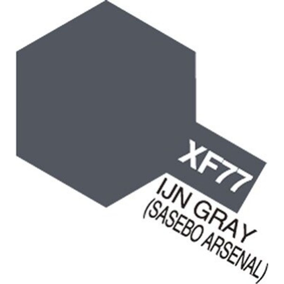 Tamiya - Acrylic Mini - Xf-77 Ijn Gray Sasebo Arsenal Flat 10 Ml - 81777