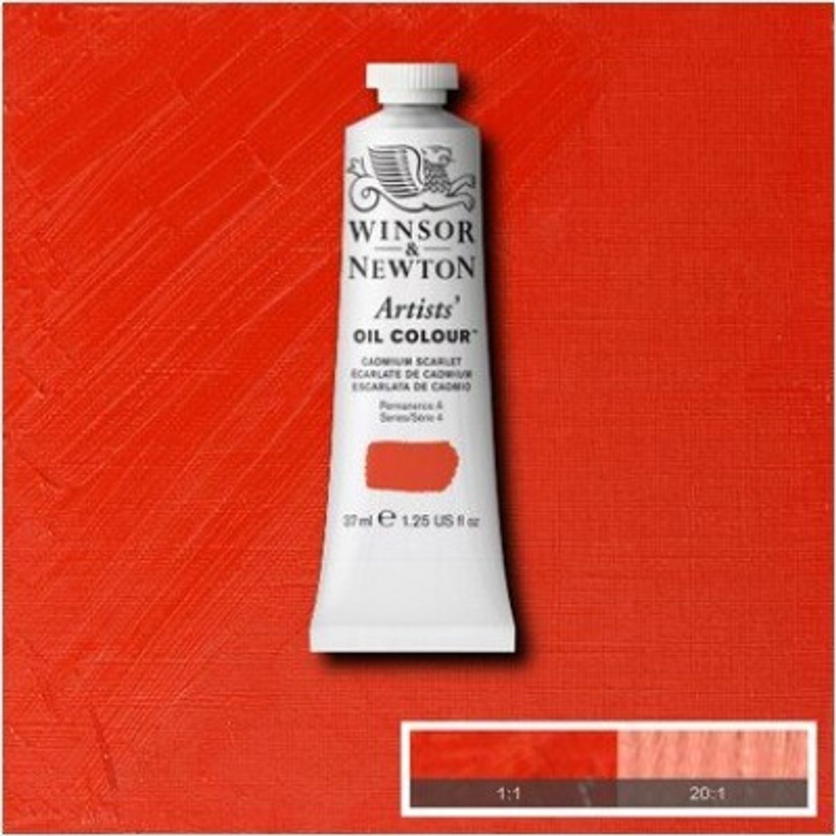 Winsor & Newton - Oliemaling - Artists - Cadmium Scarlet 37 Ml