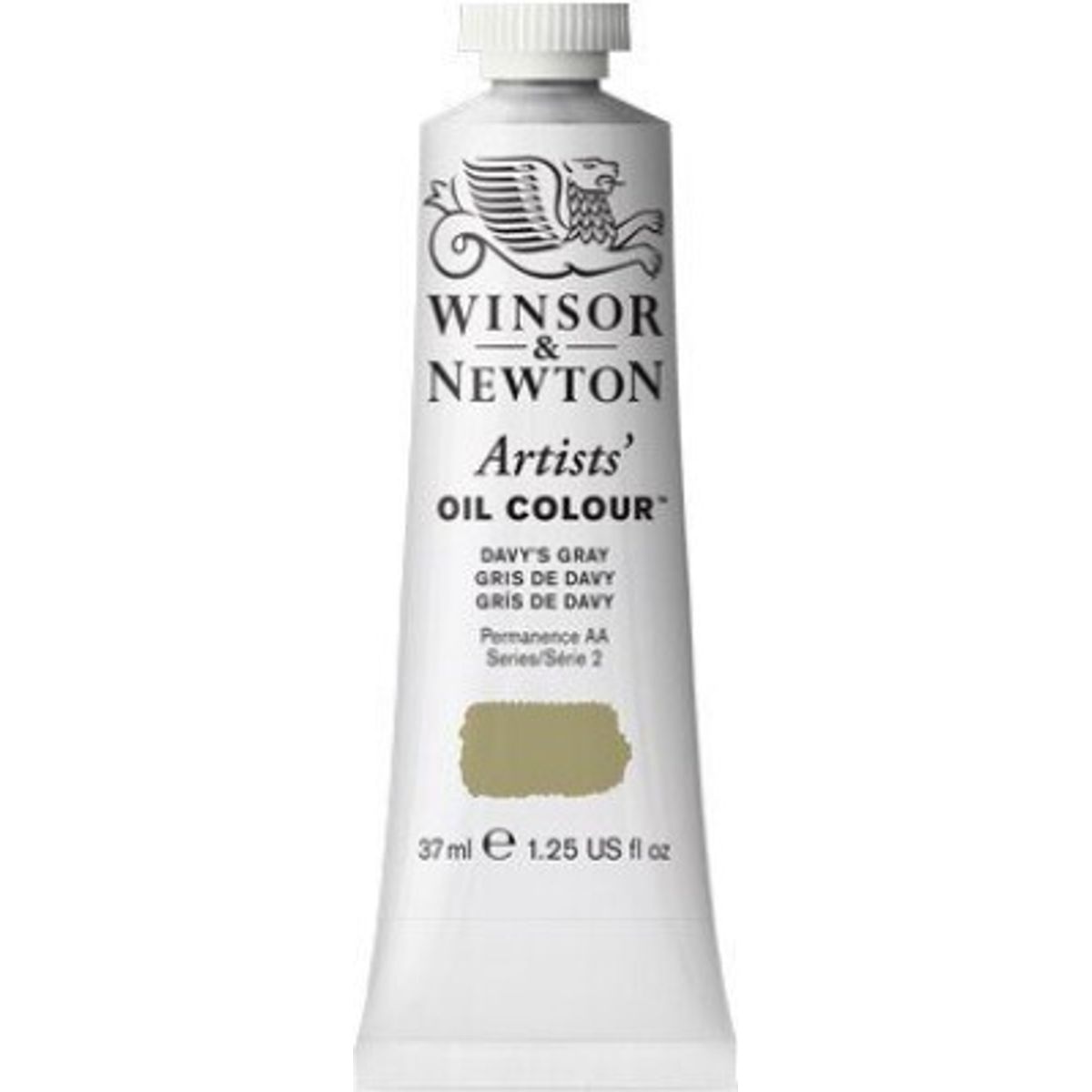 Winsor & Newton - Oliemaling - Artists - Davys Grey 37 Ml