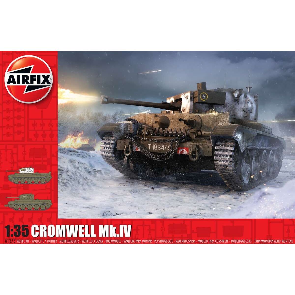 Airfix - Cromwell Mk.iv Tank Byggesæt - 1:35 - A1373