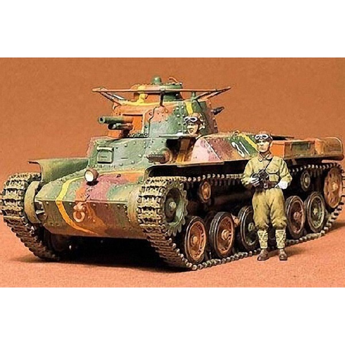 Tamiya - Japanese Tank Type 97 Chi Ha Byggesæt - 1:35 - 35075