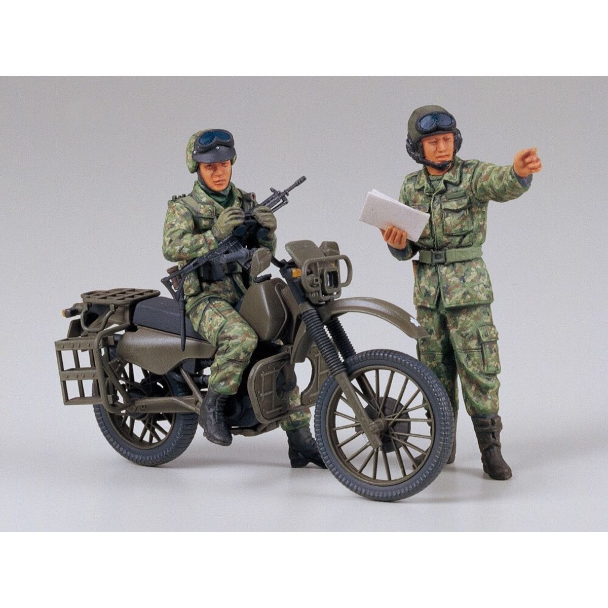 Tamiya - Jgsdf Motorcycle Reconnaissance Set - Model Figurer - 1:35 - 35245