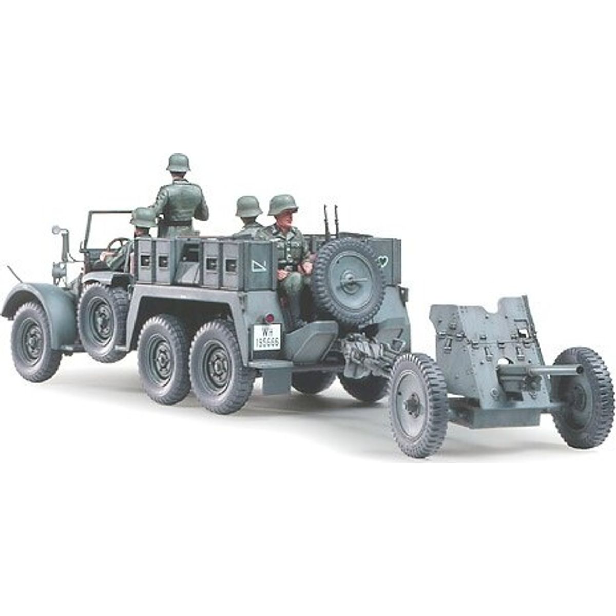 Tamiya - Krupp Towtruck M/37mm Pak - 1/35 - 35259