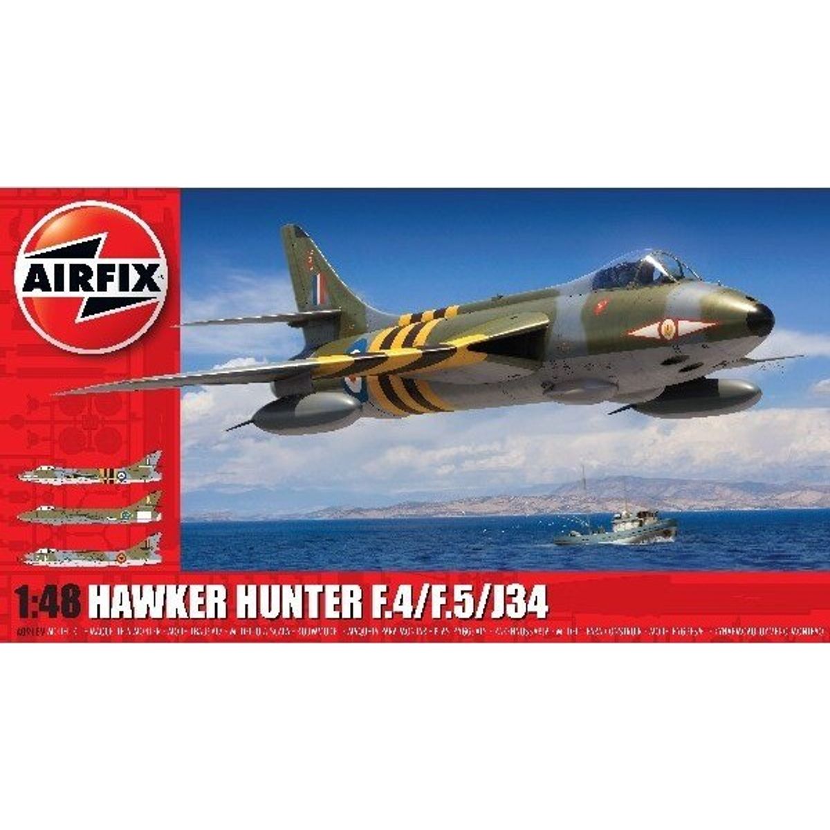 Airfix - Hawker Hunter Fly Byggesæt - 1:48 - A09189