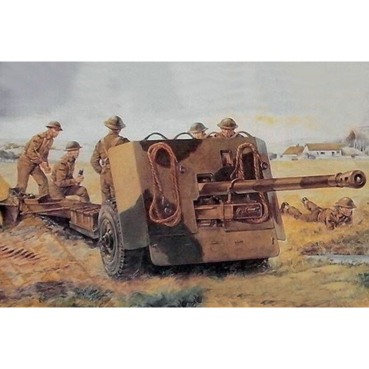 Airfix - 17 Pounder Anti-tank Gun - Model Byggesæt - A06361