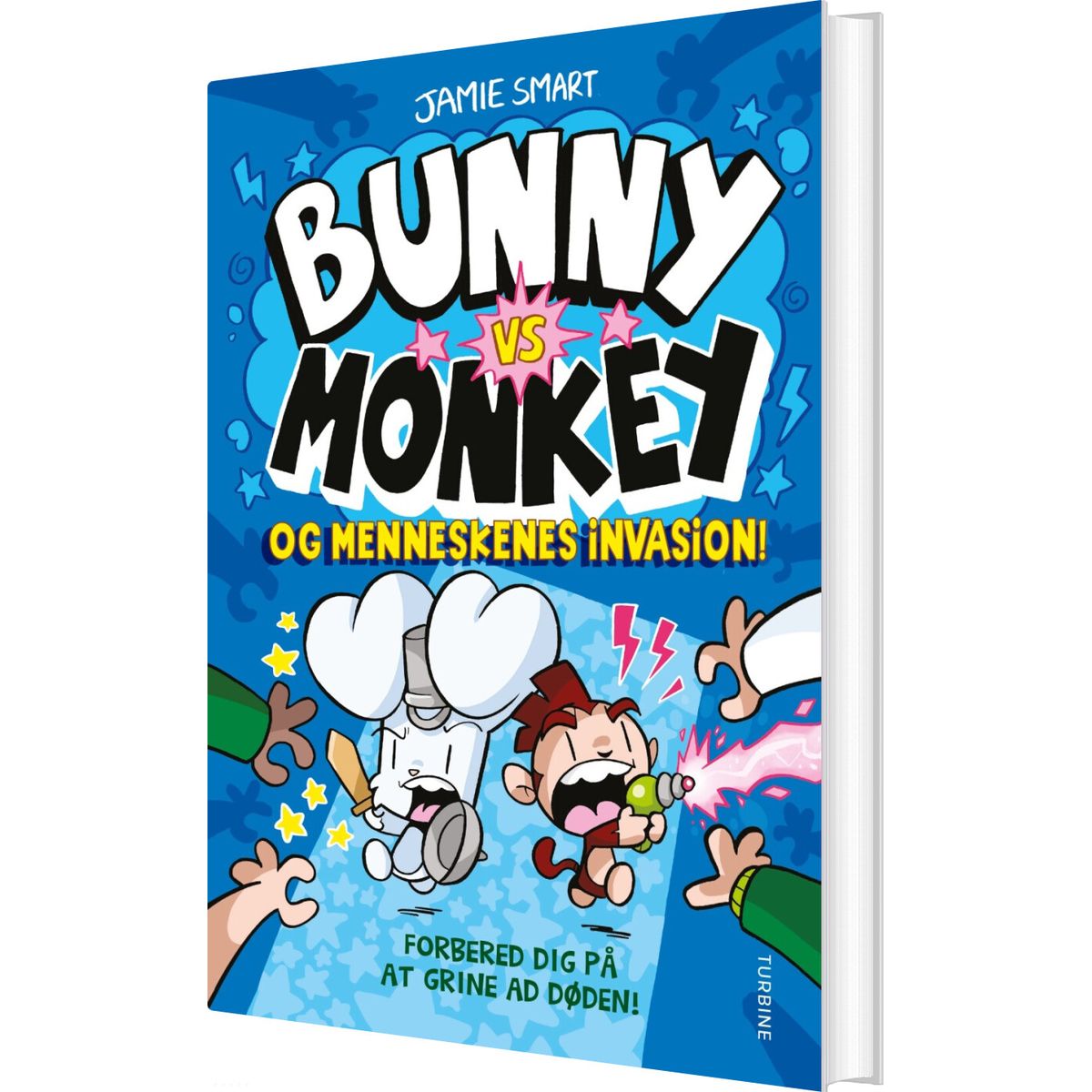 Bunny Vs Monkey Og Menneskenes Invasion! - Jamie Smart - Bog