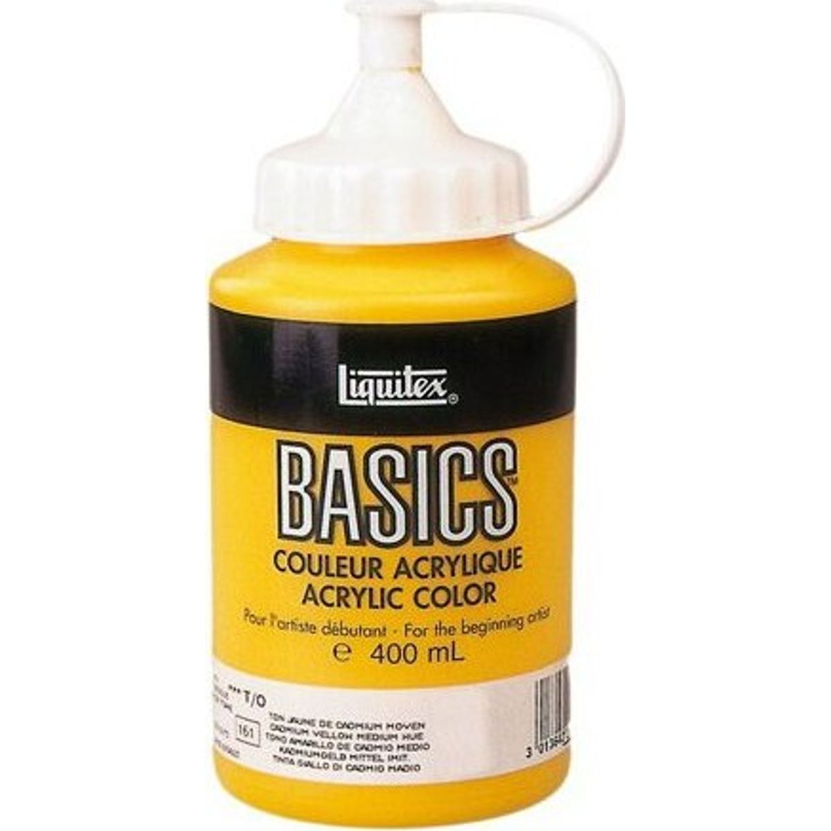 Liquitex - Basics Akrylmaling - Cadmium Yellow Deep 400 Ml