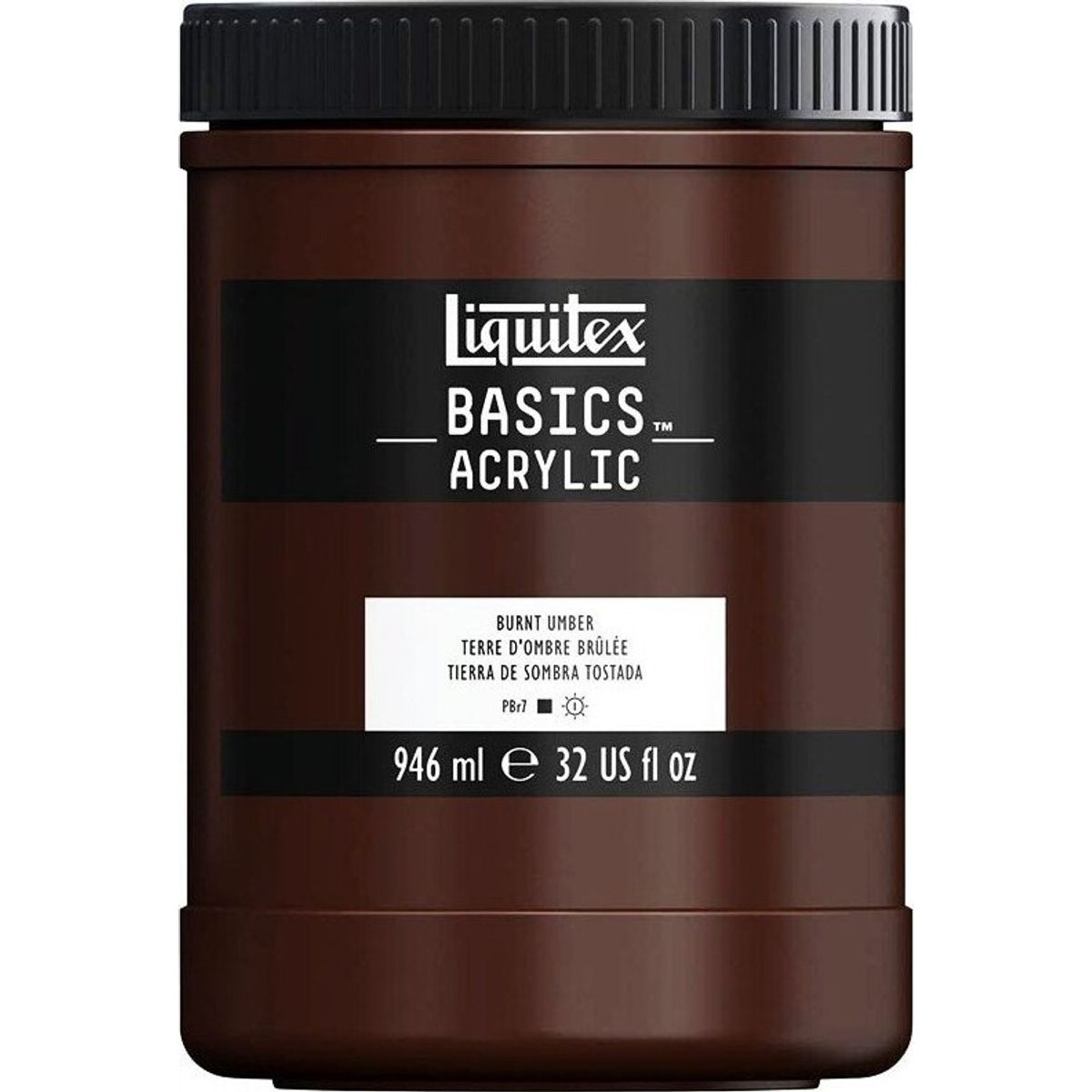 Liquitex - Basics Akrylmaling - Burnt Umber 946 Ml