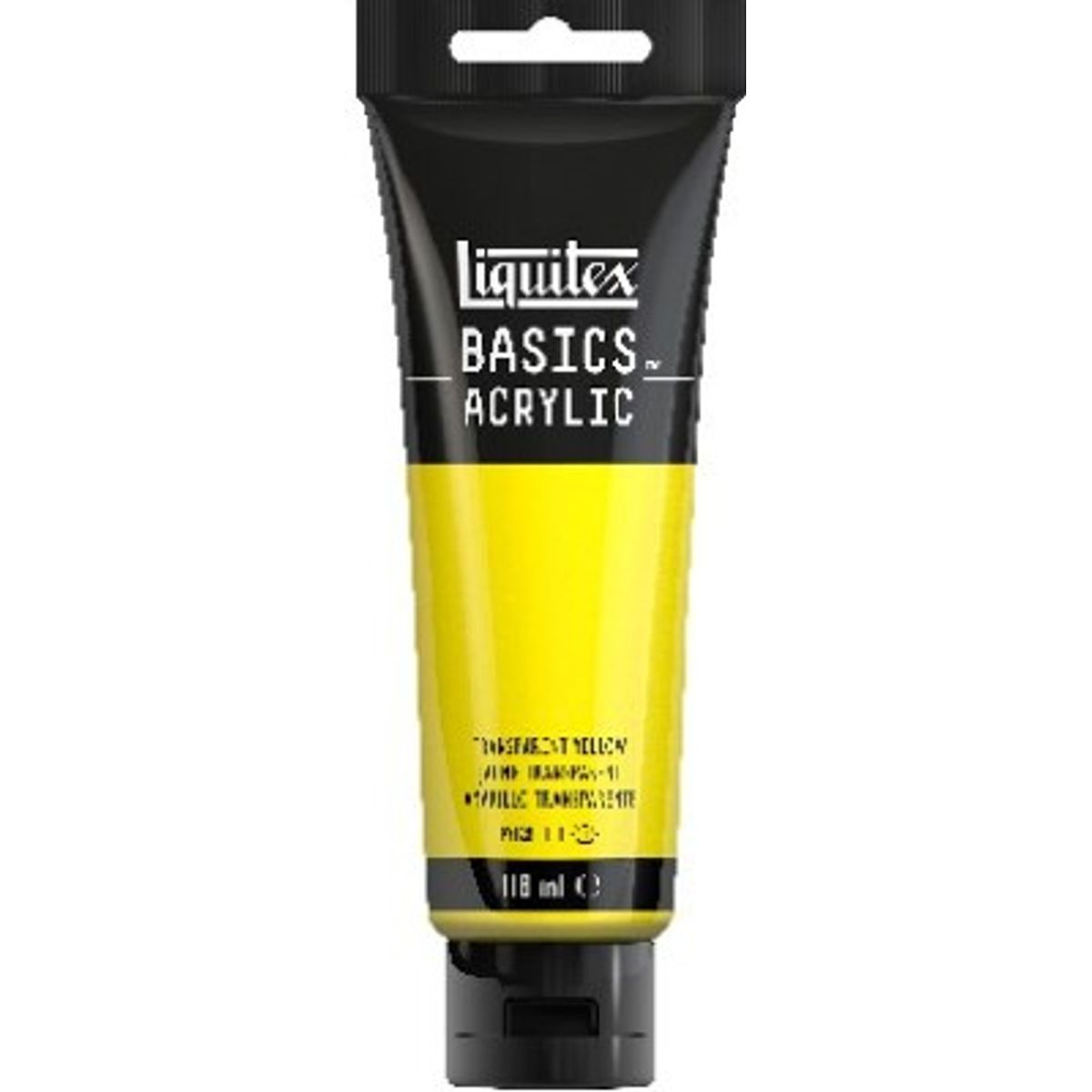 Liquitex - Basics Acrylic - Akrylmaling - Transparent Yellow 118 Ml