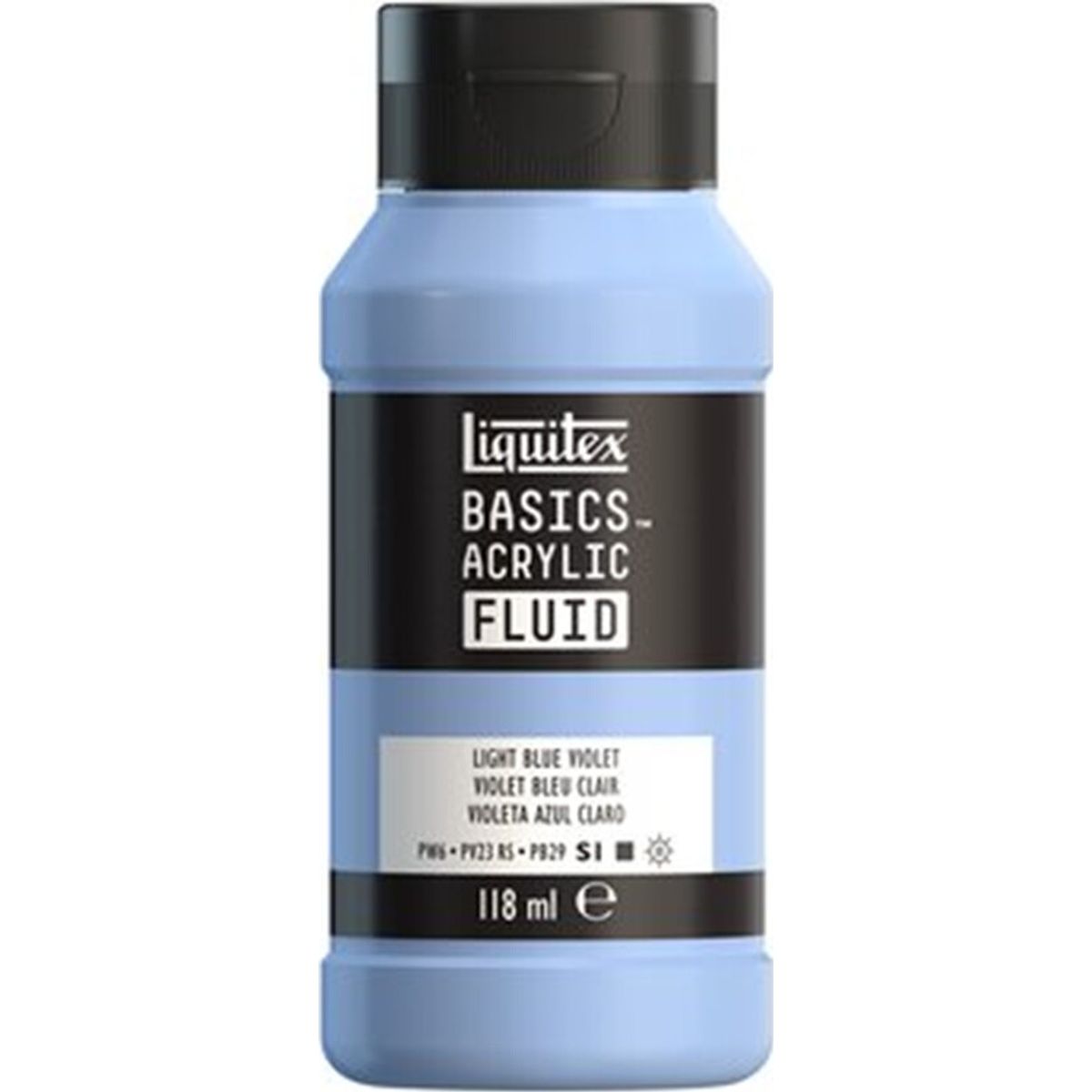 Liquitex - Basics Fluid Akrylmaling - Light Blue Violet 118 Ml