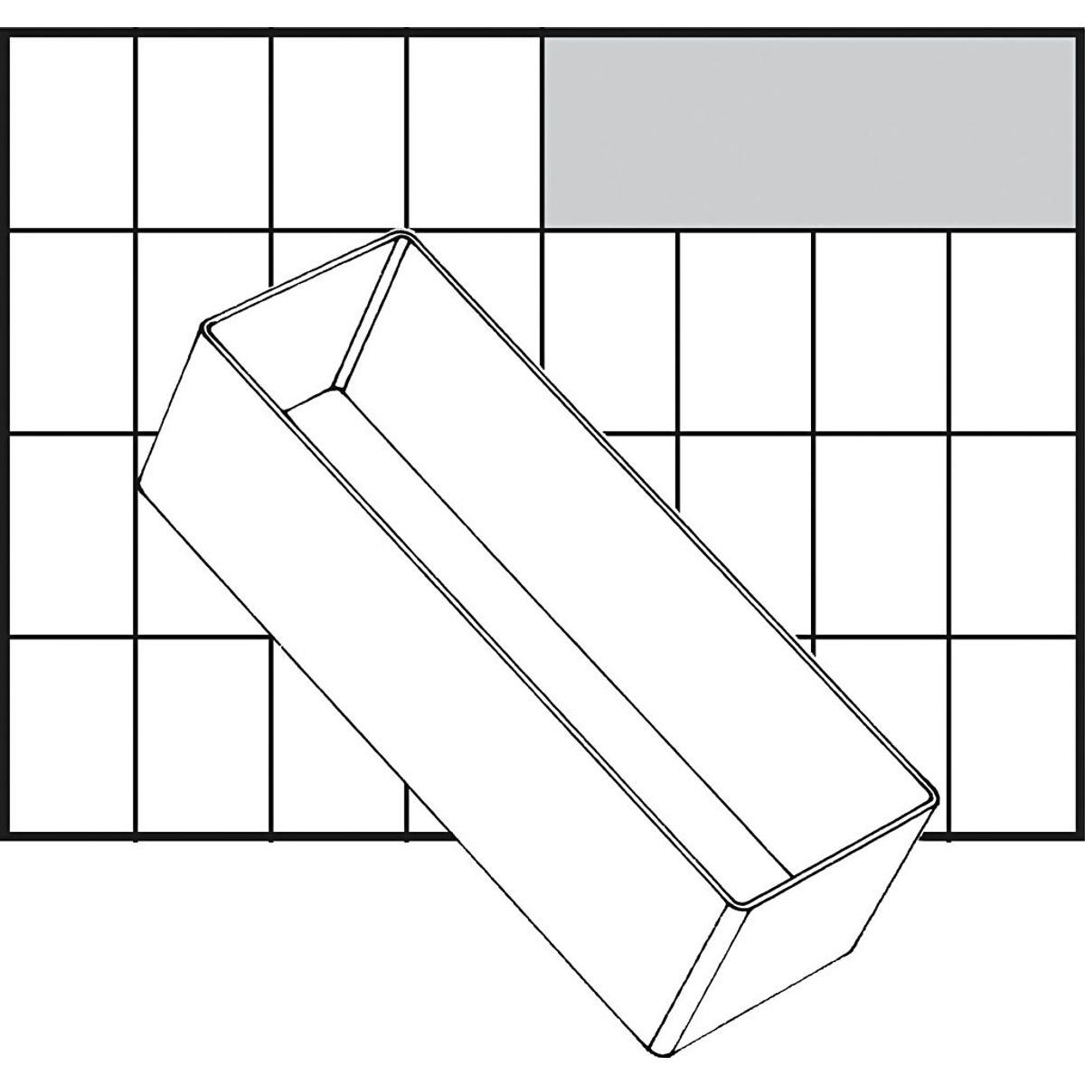 Basisindsats - Nr. A8-2 - H 47 Mm - Str. 157x55 Mm - 1 Stk.