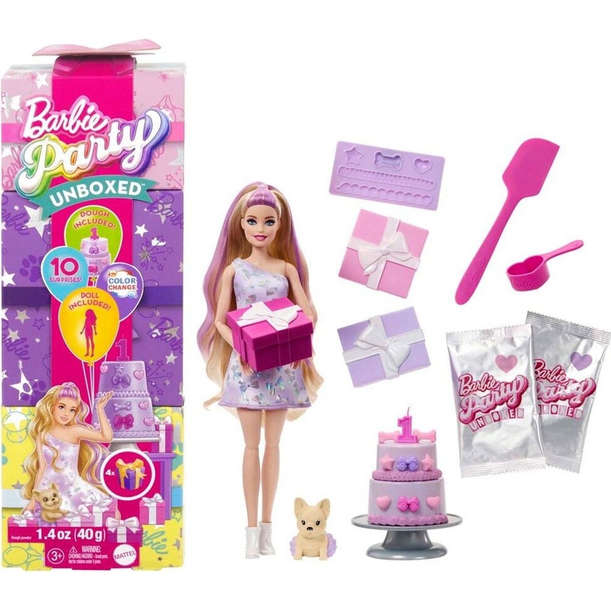 Barbie - Barbie Party Unboxed Blond Dukke - (960-2523)