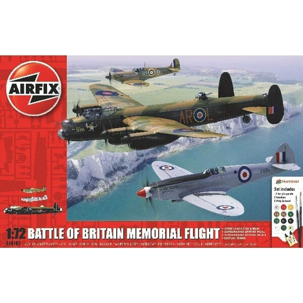 Airfix - Battle Of Britain Memorial Flight Byggesæt - 1:72 - A50182