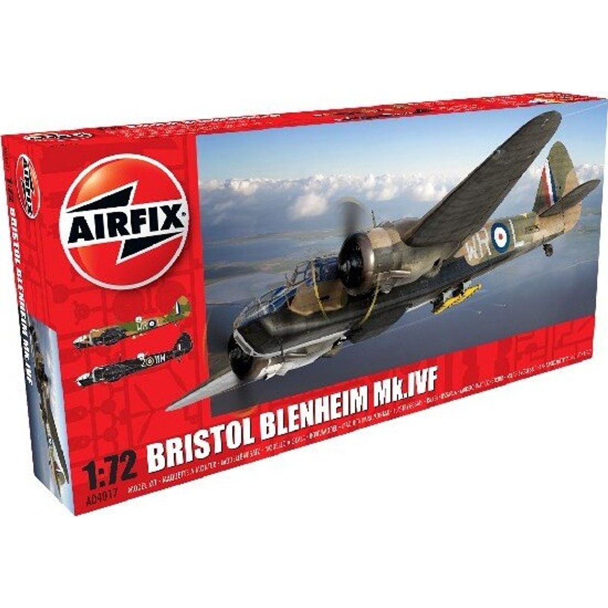 Airfix - Bristol Blenheim Fly Byggesæt - 1:72 - A04017